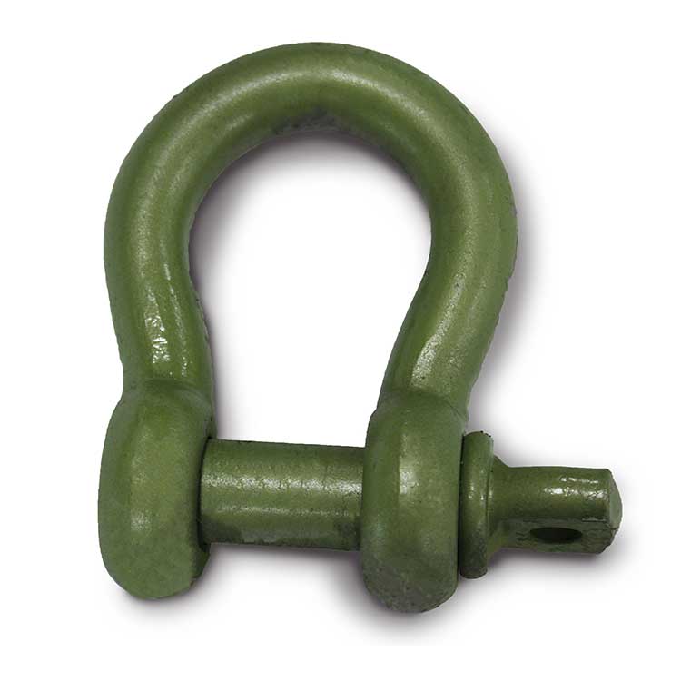 product picture of a green shackle from LGH
