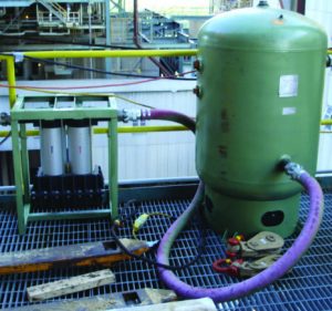 Simple step to take: Use of an air filter/dryer keeps air flowing quicker and cleaner to protect the internals of your hoist.