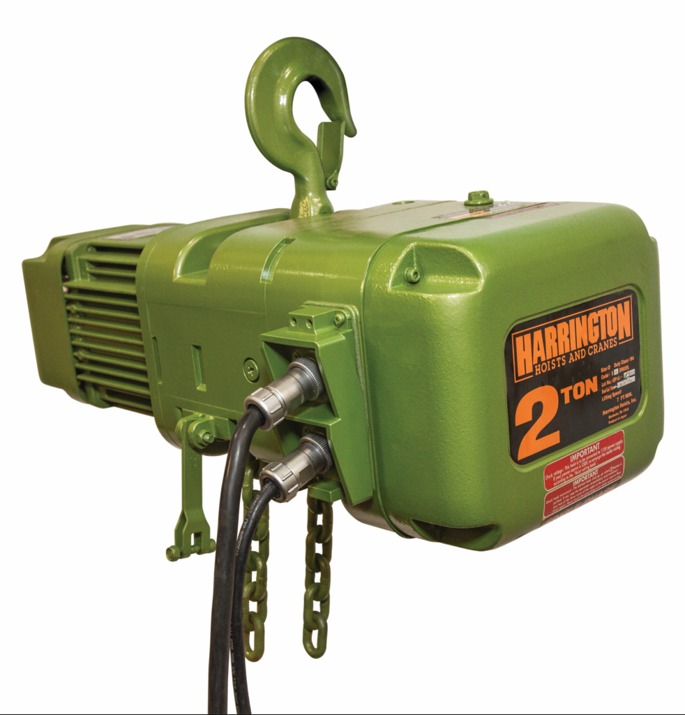 image of a Harrington electric chain hoist