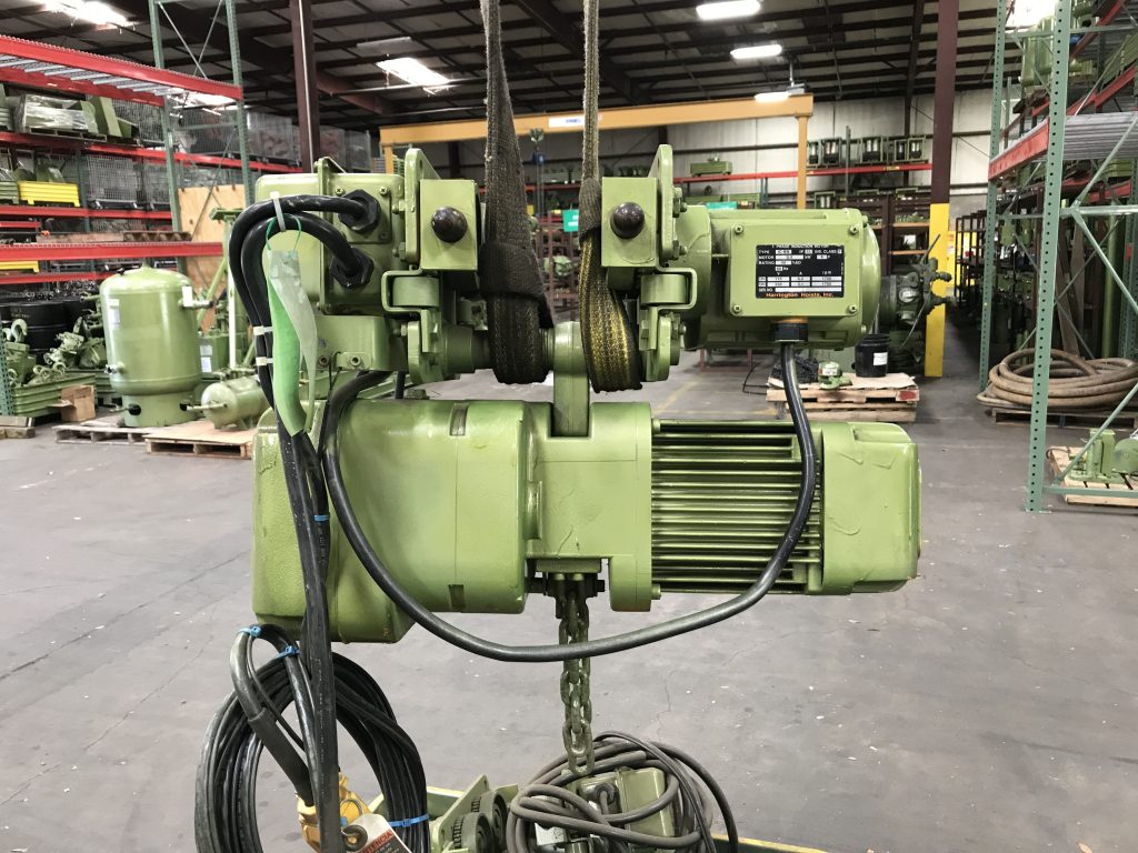 electric chain hoist with trolley system