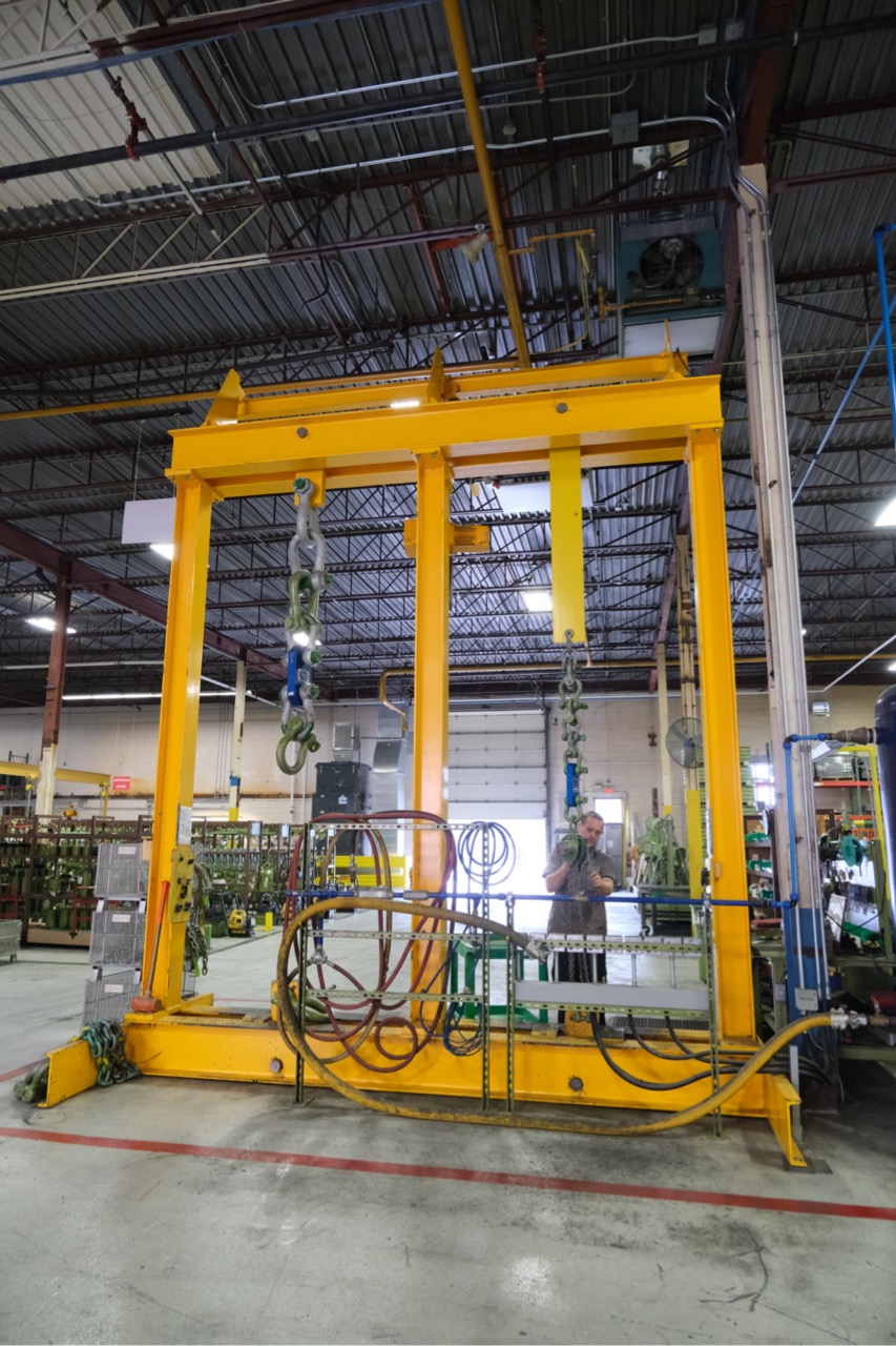 LGH Canada warehouse staff testing equipment