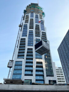 wire rope slings telescopic Aluex X-beam Zencorp Mechanical air handler lift LGH Canada