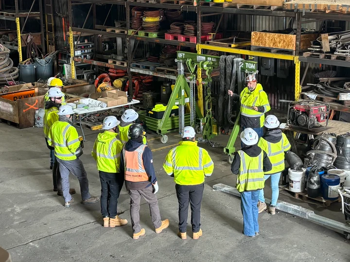 LGH internal equipment training, Koch Skanska, Kito Crosby and Enerpac
