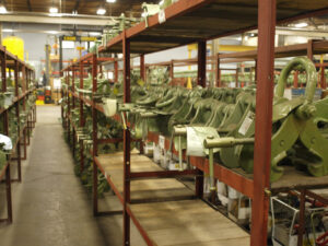 Hand chain hoists equipment storage LGH rental center warehouse