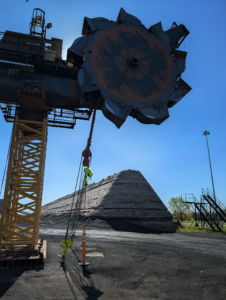 Vic's Crane Coal Stacker Puts Hand Chain Hoists to the Test