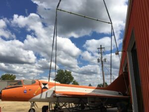 LGH's modular spreader beam used to lift NASA aircraft