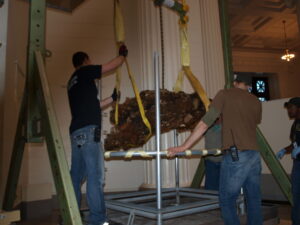LGH rigging equipment at field museum Chicago